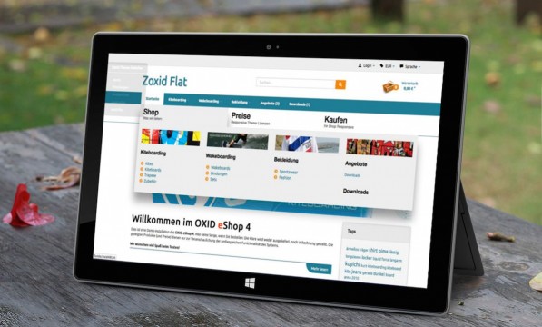 Responsive OXID Template “zoxid-flat” bringt Cross-Version Kompatibilität YOXID Flat aus der zoks.net Reihe